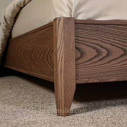 Кровать двойная (1800х2000) без ножной спинки Modena орех Мокко