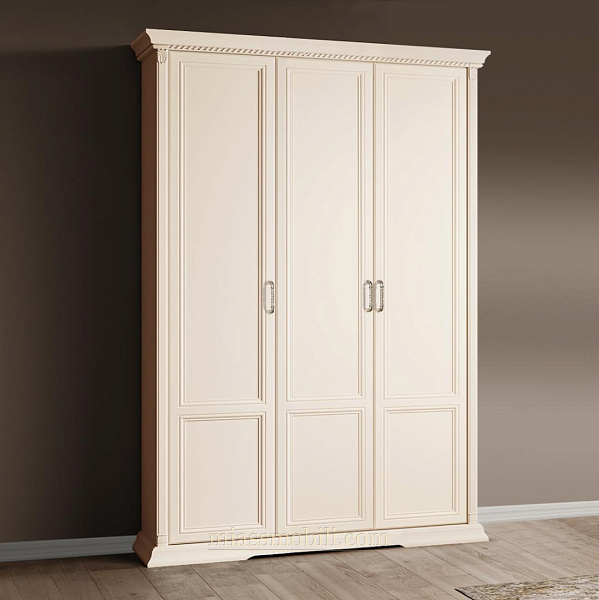 Шкаф 3-х дв. Lorenzo вуаль для платья и белья без зеркала