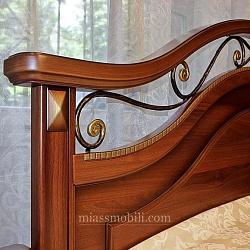 Кровать двойная (1800х2000) Joconda орех  вариант №1