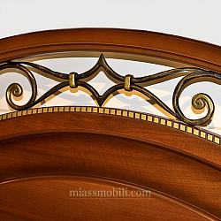 Кровать двойная (1600х2000) Joconda орех без ножной спинки, вариант №1