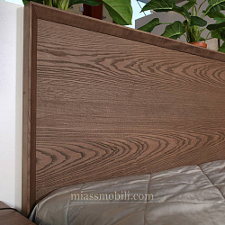 Кровать двойная (1600х2000) без ножной спинки Modena орех Мокко