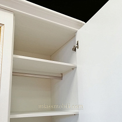 Шкаф 5-ти дв. Luigi цвет белый для платья и белья без зеркал