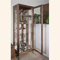 Шкаф для посуды 1-дв правый Modena орех Мокко