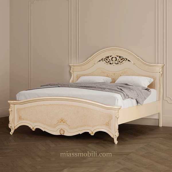 Кровать двойная (1600х2000) с ножной спинкой