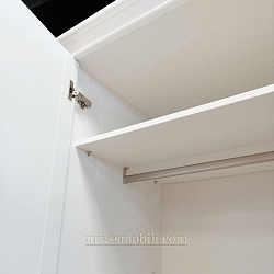 Шкаф 5-ти дв. Luigi цвет белый для платья и белья без зеркал