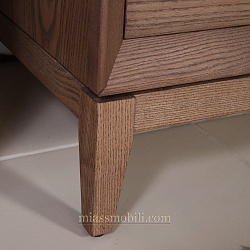 Шкаф 3-х дв. для платья и белья без зеркала Modena орех Мокко