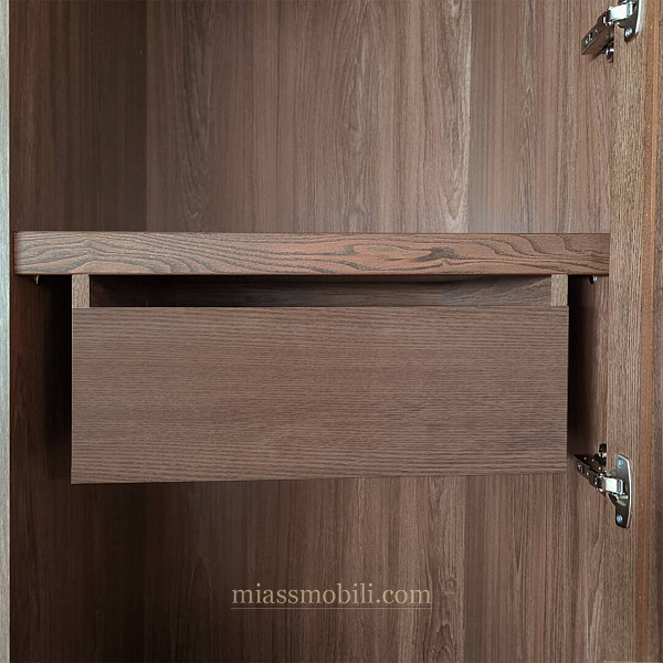 Модуль с ящиками боковой в шкаф Modena орех Мокко