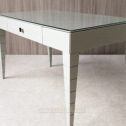 Стол письменный бестумбовый (без стекла) Lorenzo дуб сторсанд