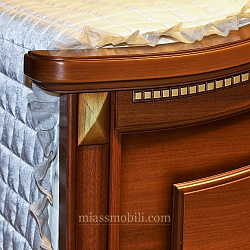 Кровать двойная (1600х2000) Joconda орех вариант №1