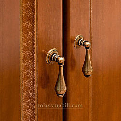 Шкаф 4-х дв. для платья и белья с ящиками без зеркал