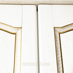 Шкаф 5-ти дв. Luigi цвет белый для платья и белья без зеркал